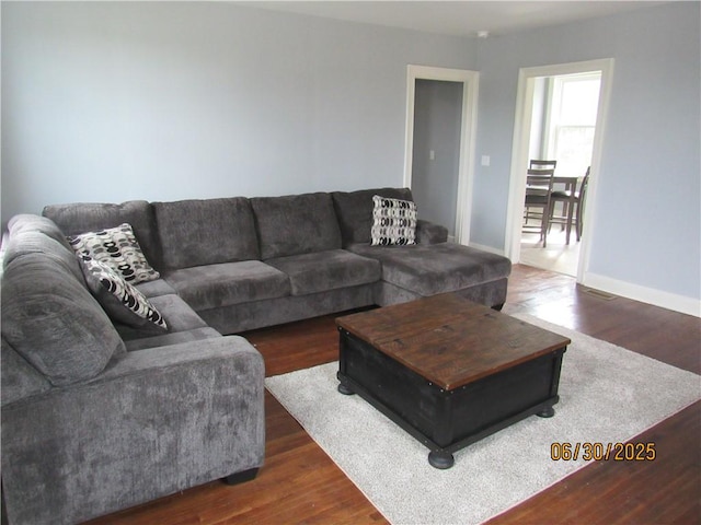 4 Geneva St, Lyons, NY 14489 - living room with wood finished floors and baseboards