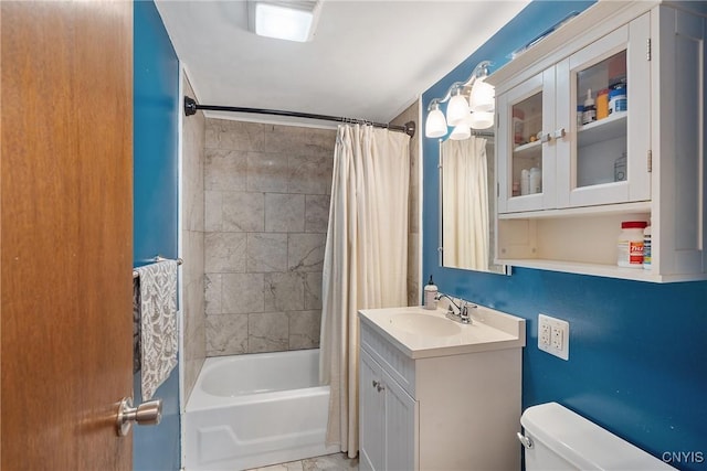 230 Thieme Pl, Utica, NY 13502 - bathroom featuring vanity and shower / bath combo with shower curtain