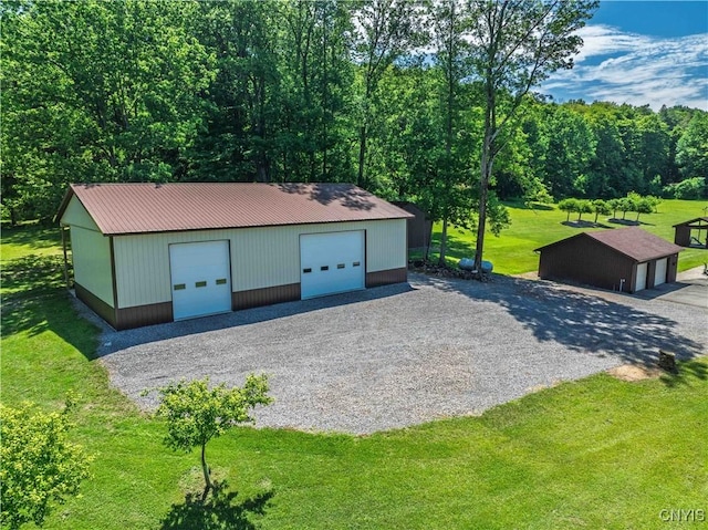 3200 Ransom Rd, Pompey, NY 13078 - view of detached garage