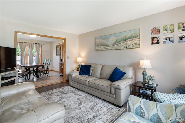 4024 Bond St, Hamburg, NY 14219 - living area with wood finished floors