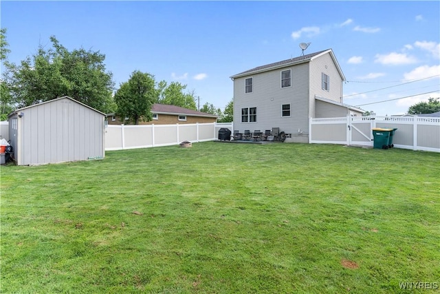 4024 Bond St, Hamburg, NY 14219 - back of property featuring a fenced backyard and a gate
