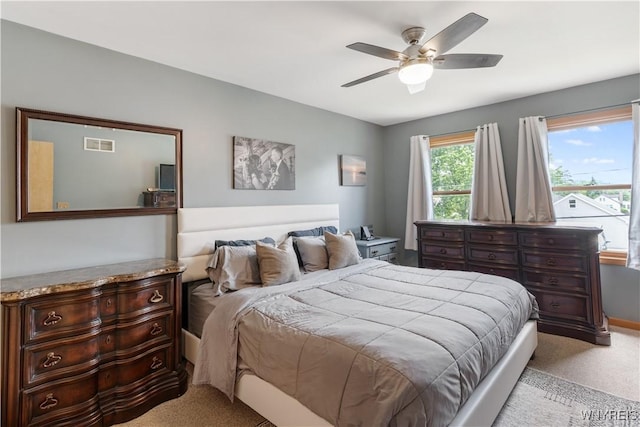 4024 Bond St, Hamburg, NY 14219 - bedroom with light colored carpet and ceiling fan