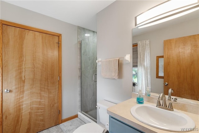 4024 Bond St, Hamburg, NY 14219 - full bathroom featuring vanity and a stall shower
