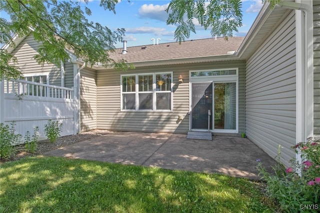 12 Village View Dr, Tully, NY 13159 - rear view of property with a patio and a shingled roof