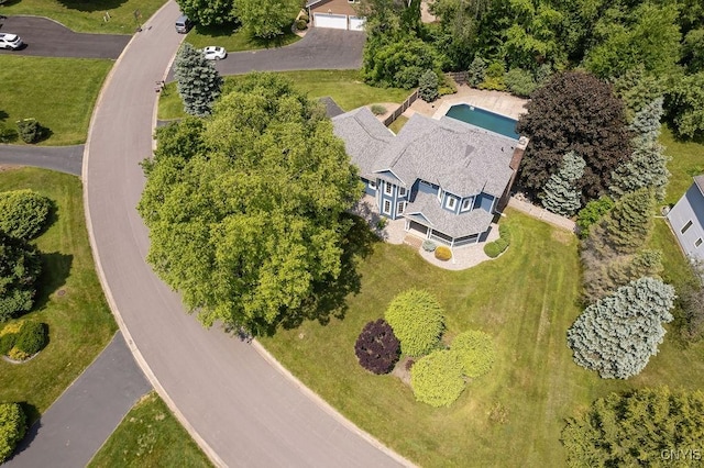 3306 Glen Abbey, Lysander, NY 13135 - view from above of property featuring a pool area