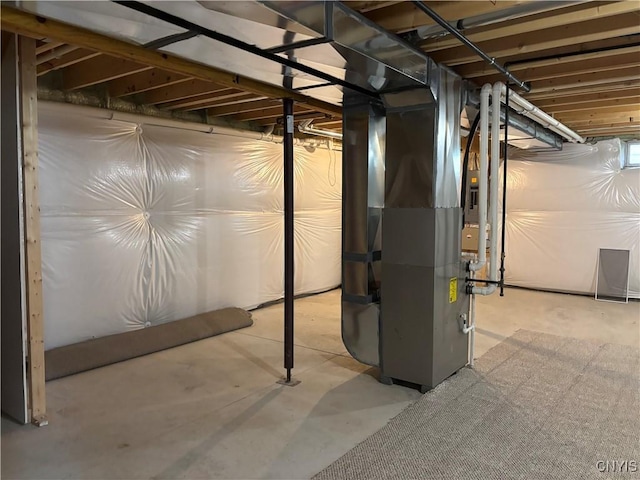 105 Austin Meadows Dr S, Manlius, NY 13104 - unfinished basement featuring heating unit
