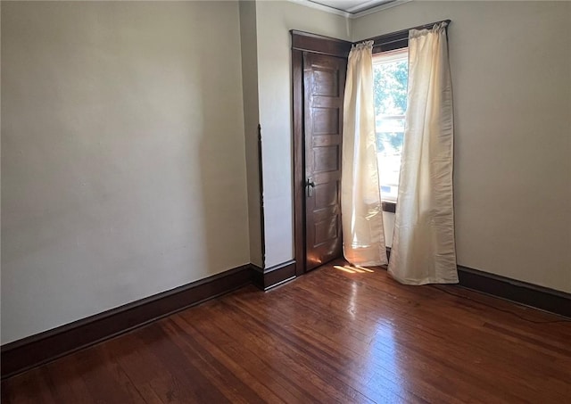 914 Magee St, Elmira City, NY 14901 - empty room featuring dark wood-style floors