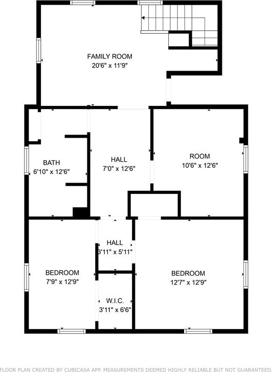 503 Main St, Oneonta, NY 13820 - view of property floor plan