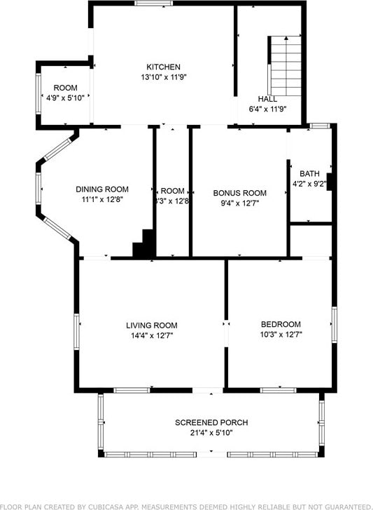 503 Main St, Oneonta, NY 13820 - view of property floor plan