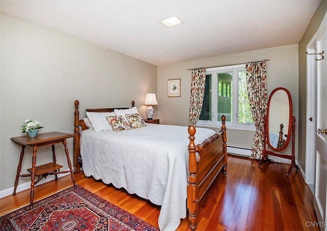 1929 Chard Rd, Cazenovia, NY 13035 - bedroom with wood finished floors and baseboard heating