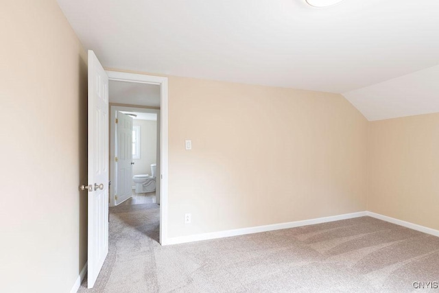 81 E 10th St, Oswego, NY 13126 - bonus room featuring light colored carpet and lofted ceiling
