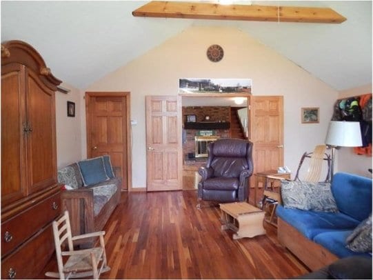 814 County Road 38, Guilford, NY 13733 - living area featuring dark wood-style flooring