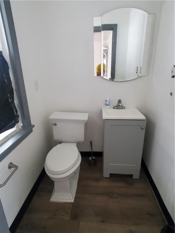 285 Magee Ave, Rochester, NY 14613 - half bathroom featuring wood finished floors and vanity