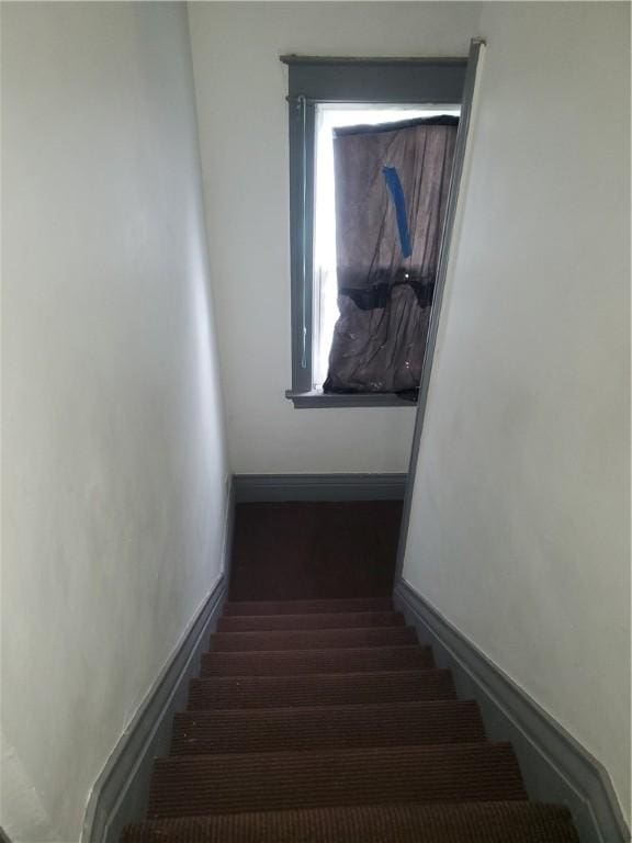 285 Magee Ave, Rochester, NY 14613 - stairway with baseboards