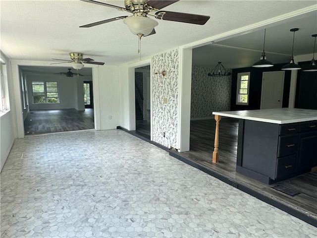 8557 Reeds Corners Rd, Sparta, NY 14437 - view of patio / terrace featuring ceiling fan