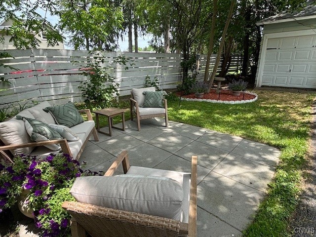 1 Mcbride St, Kirkland, NY 13323 - fenced backyard with a patio area