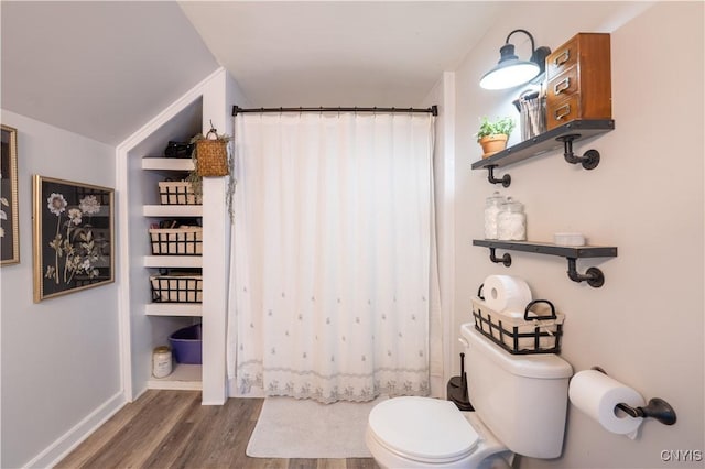 1 Mcbride St, Kirkland, NY 13323 - bathroom featuring wood finished floors and curtained shower