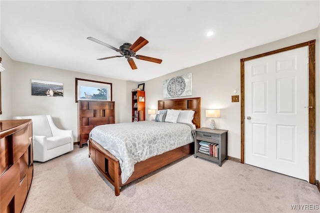 17 Treehaven Rd, West Seneca, NY 14224 - bedroom featuring light carpet and ceiling fan