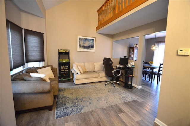 122 Thorn Apple Ln, Greece, NY 14626 - office featuring wood finished floors and baseboards
