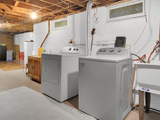 449 Pinnacle Rd, Henrietta, NY 14623 - laundry room with washer and clothes dryer