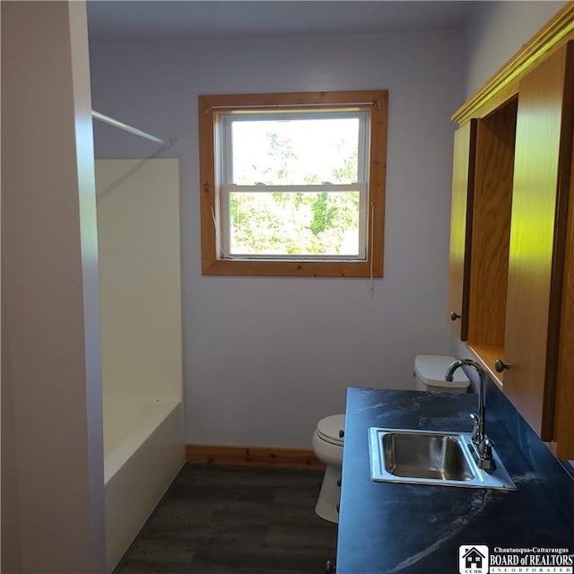 8143 Rte 474, Clymer, NY 14724 - bathroom with a sink and wood finished floors
