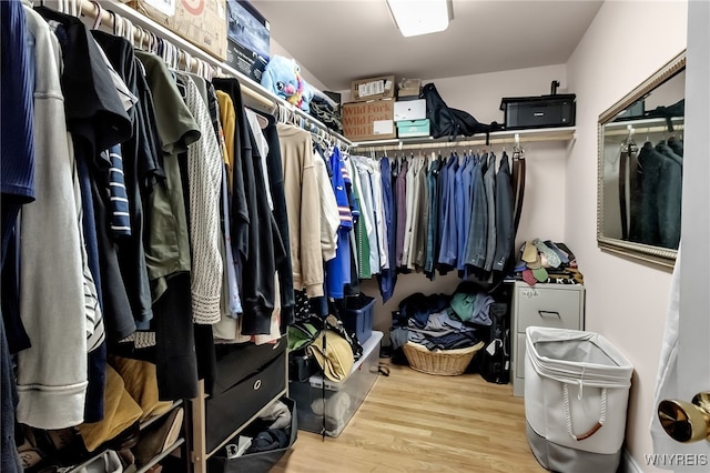 4901 Pineledge Dr W, Clarence, NY 14031 - walk in closet featuring wood finished floors