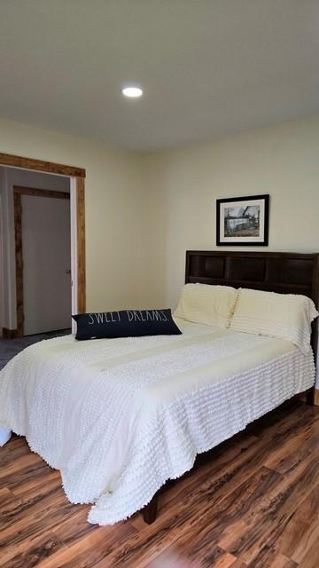 27 Watson Farm Rd, Summit, PA 16720 - bedroom with wood finished floors and recessed lighting