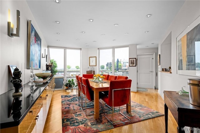 176 Rivermist Dr, Buffalo, NY 14202 - dining area featuring light wood-style floors and recessed lighting