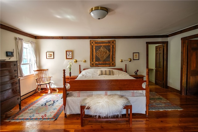 2943 Thompson Hollow Rd, Middletown, NY 12455 - bedroom featuring wood finished floors and a baseboard heating unit