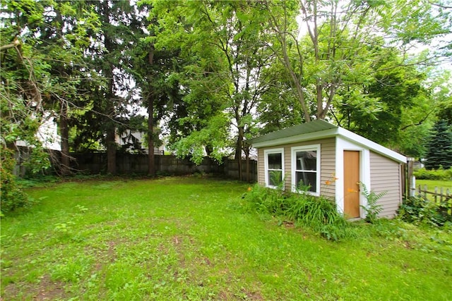 38 Spring St, Sweden, NY 14420 - view of yard with an outdoor structure