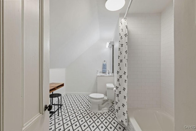 6 Union St, Cazenovia, NY 13035 - full bath with shower / tub combo and tile patterned flooring