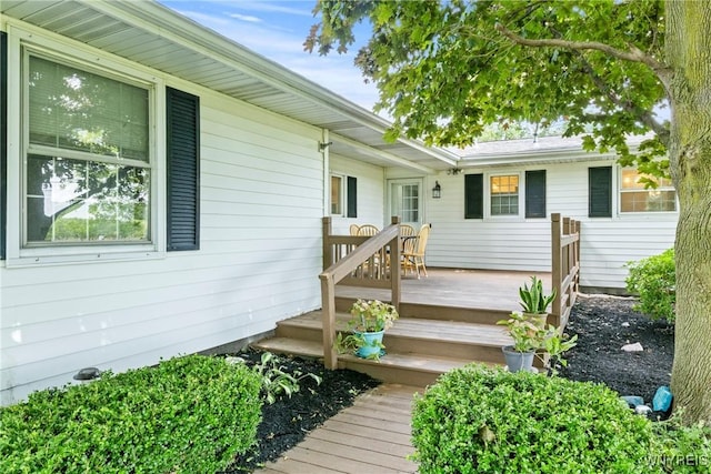 9015 Donahue Rd, Batavia, NY 14020 - view of wooden terrace