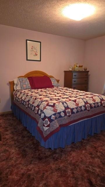 8198 Rte 46, Keating Town, PA 16749 - carpeted bedroom with a textured ceiling