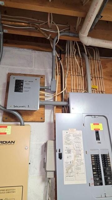 8198 Rte 46, Keating Town, PA 16749 - utility room featuring electric panel