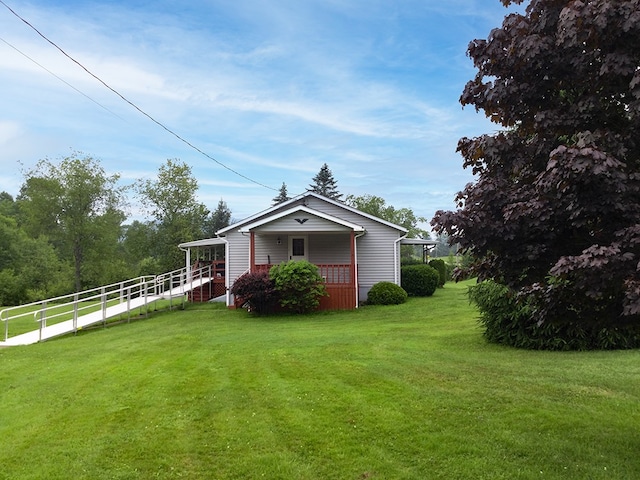 8198 Rte 46, Keating Town, PA 16749 - view of yard with a porch