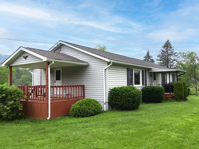 8198 Rte 46, Keating Town, PA 16749 - view of property exterior featuring a yard and a shingled roof