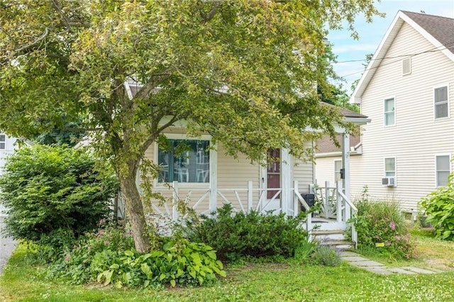113 Myrtle St, Leroy, NY 14482 - obstructed view of property featuring cooling unit