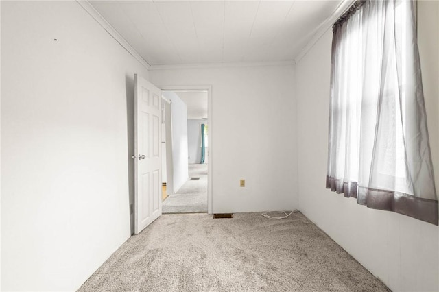 113 Myrtle St, Leroy, NY 14482 - spare room with carpet and ornamental molding