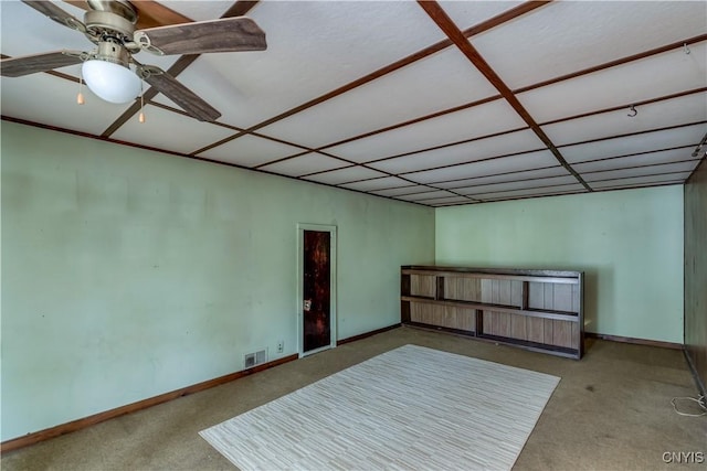 7259 Number Four Rd, Watson, NY 13367 - spare room with carpet and ceiling fan