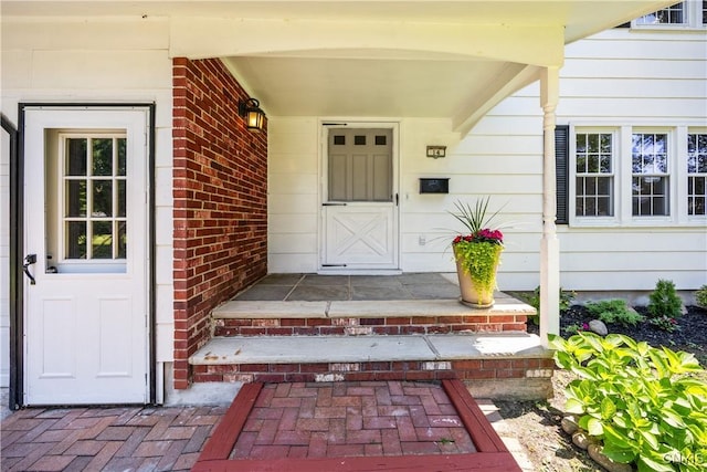 14 Ibis, Clay, NY 13090 - property entrance with brick siding