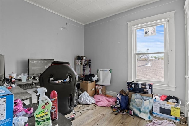 1810 Niagara St, Niagara Falls, NY 14303 - bedroom with wood finished floors and ornamental molding