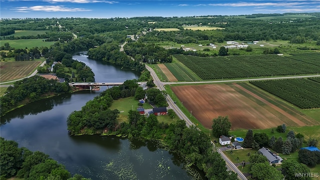 2244 Lockport Olcott Rd, Newfane, NY 14108 - aerial overview of property's location with large plots for crops and rural landscape
