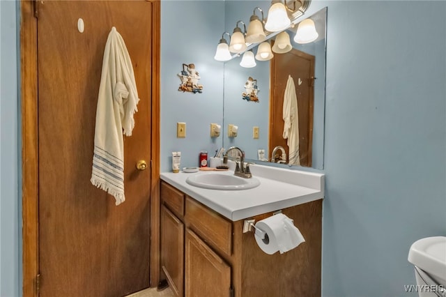 6192 Thornwood Dr, Boston, NY 14075 - bathroom with vanity and toilet
