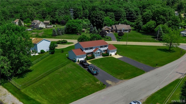 6192 Thornwood Dr, Boston, NY 14075 - drone / aerial view of a heavily wooded area