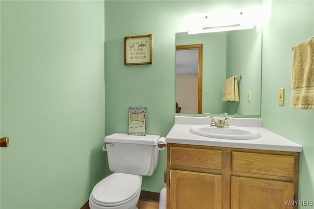 6192 Thornwood Dr, Boston, NY 14075 - half bathroom featuring toilet and vanity