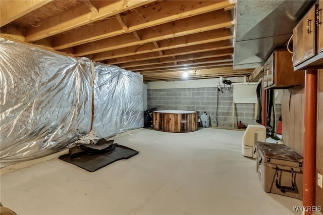 6192 Thornwood Dr, Boston, NY 14075 - view of unfinished below grade area