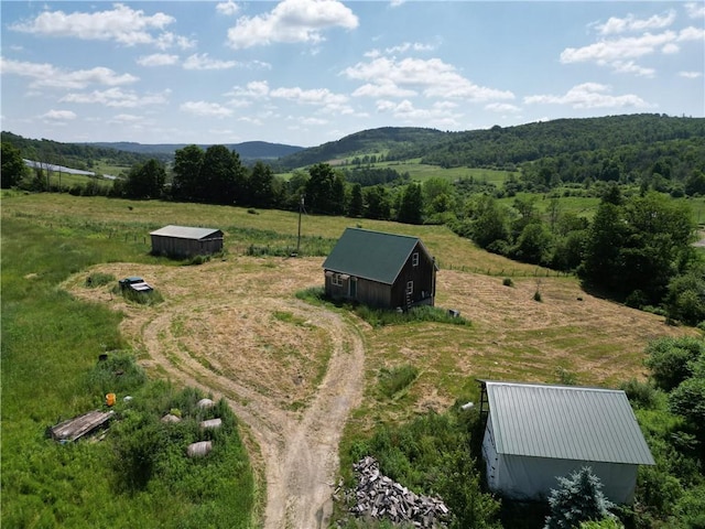 2857 County Route 84, Troupsburg, NY 14885 - aerial view of sparsely populated area with mountains