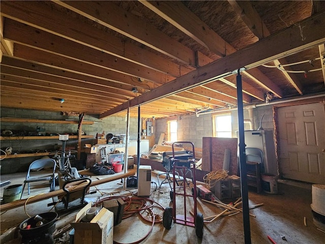 2857 County Route 84, Troupsburg, NY 14885 - basement with concrete block wall