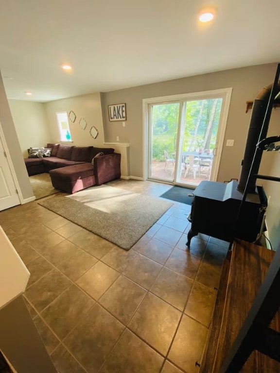 1565 Tupper Hill Rd, Franklin, NY 13775 - tiled living area featuring healthy amount of natural light and recessed lighting