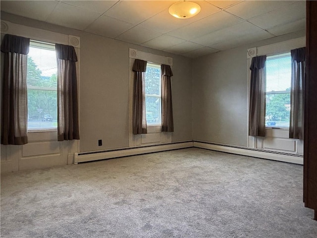 21 Main St, Maryland, NY 12155 - carpeted spare room with healthy amount of natural light and a drop ceiling